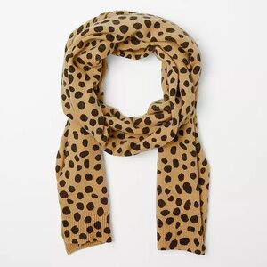 Ann Taylor Cashmere Animal Print Scarf